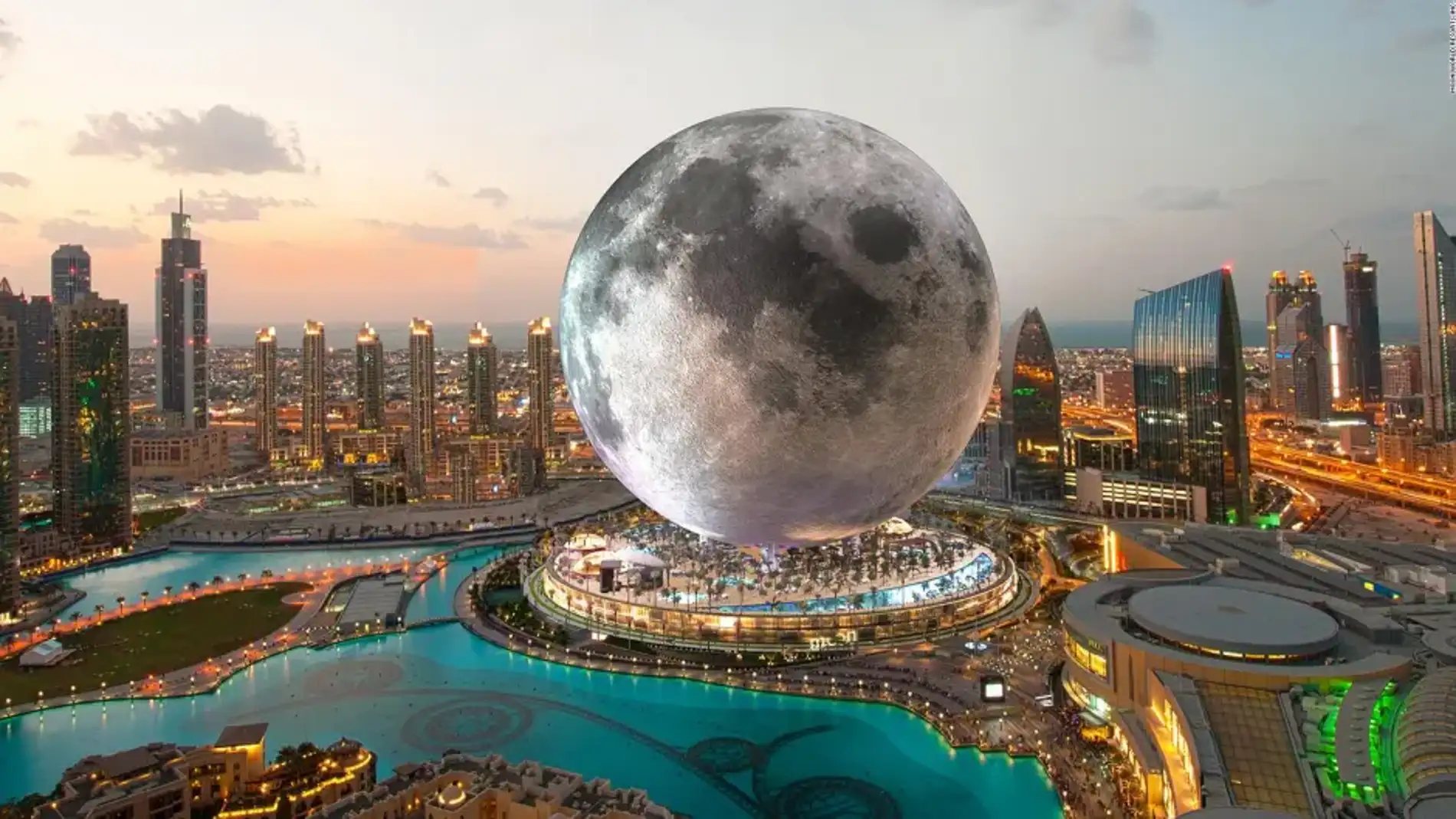 Así será el hotel lunar de Dubái.