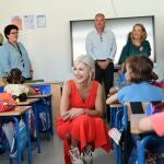 La consejera de Desarrollo Educativo, Patricia del Pozo, en el centro, en la apertura del curso escolar