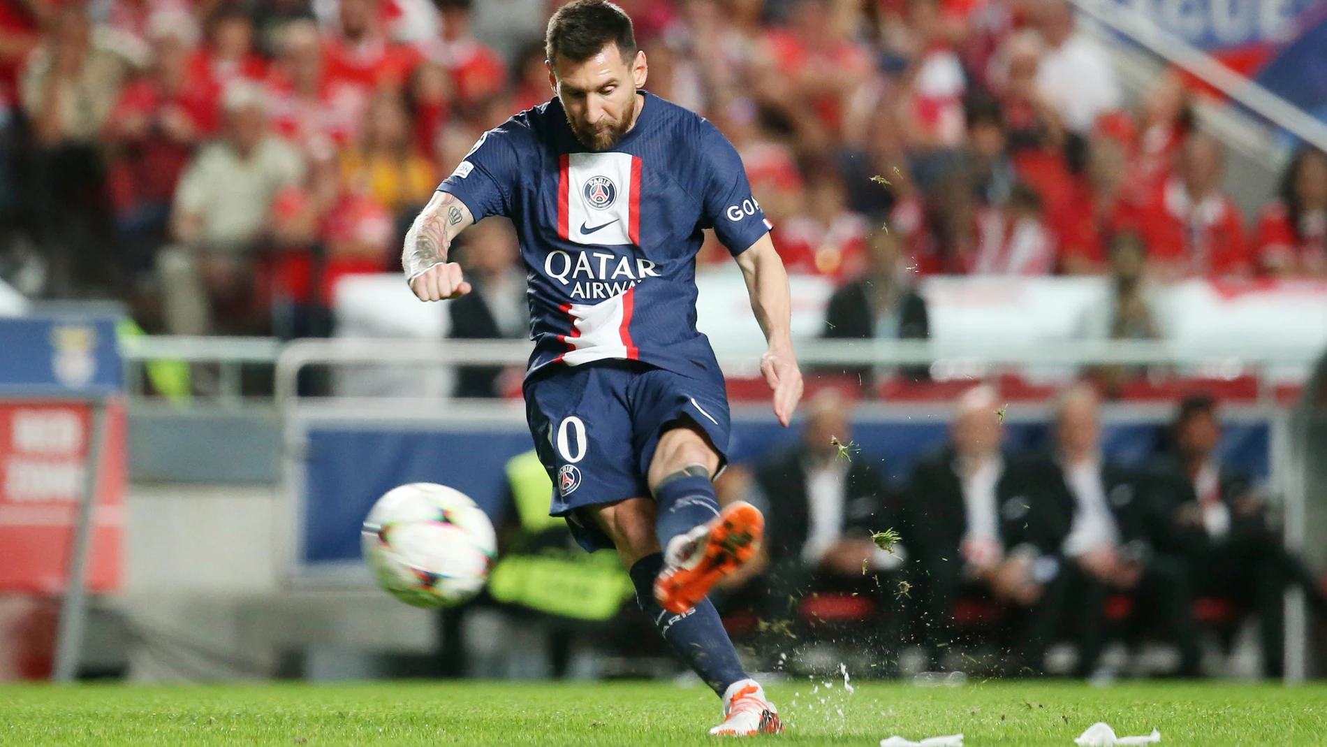 Leo Messi en su último partido con el PSG