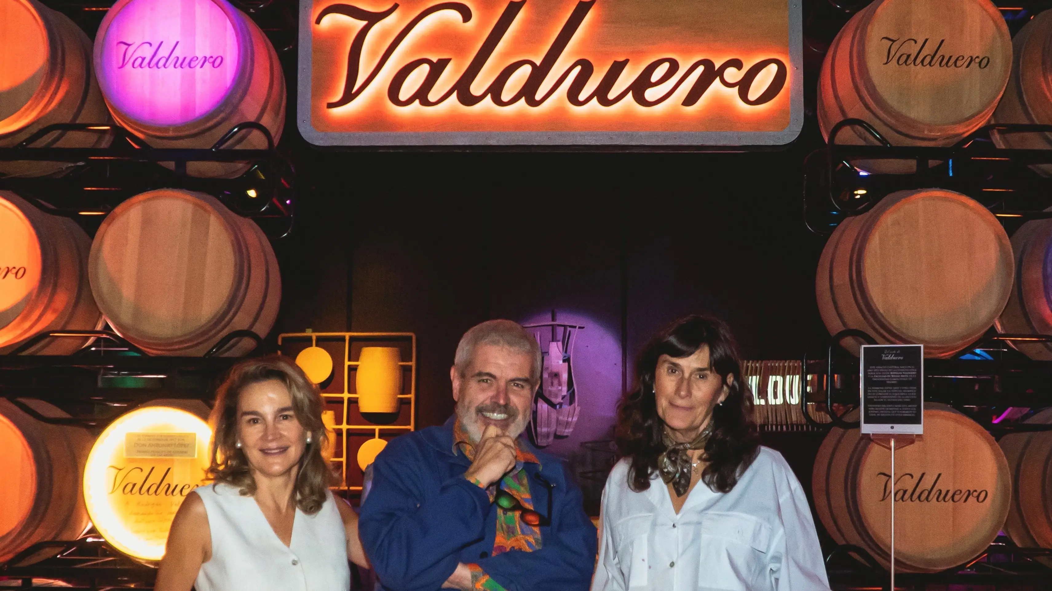 Lorenzo Capriele en el Museo de Bodegas Valduero