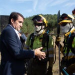 El consejero de Medio Ambiente, Vivienda y Ordenación del Territorio, Juan Carlos Suárez-Quiñones, inaugura la III Feria Forestal 'Cabforest'