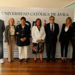 Raúl Mata, María Josefa Guerrero, María del Rosario Sáez Yuguero, Lydia Jiménez, Francisco Marhuenda, Rosa Díaz, Antonio Fernández de Buján y Reyes Luengo