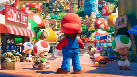 Cartel de la película de Mario Bros que se estrenará en 2023
