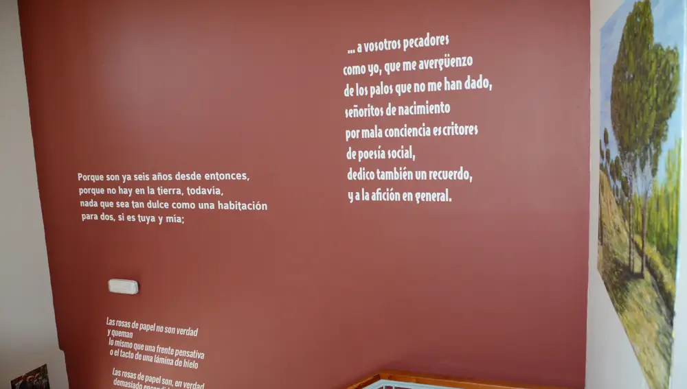 La Estación de Encuentro de Nava de la Asunción dedicada al poeta Jaime Gil de Biedma
