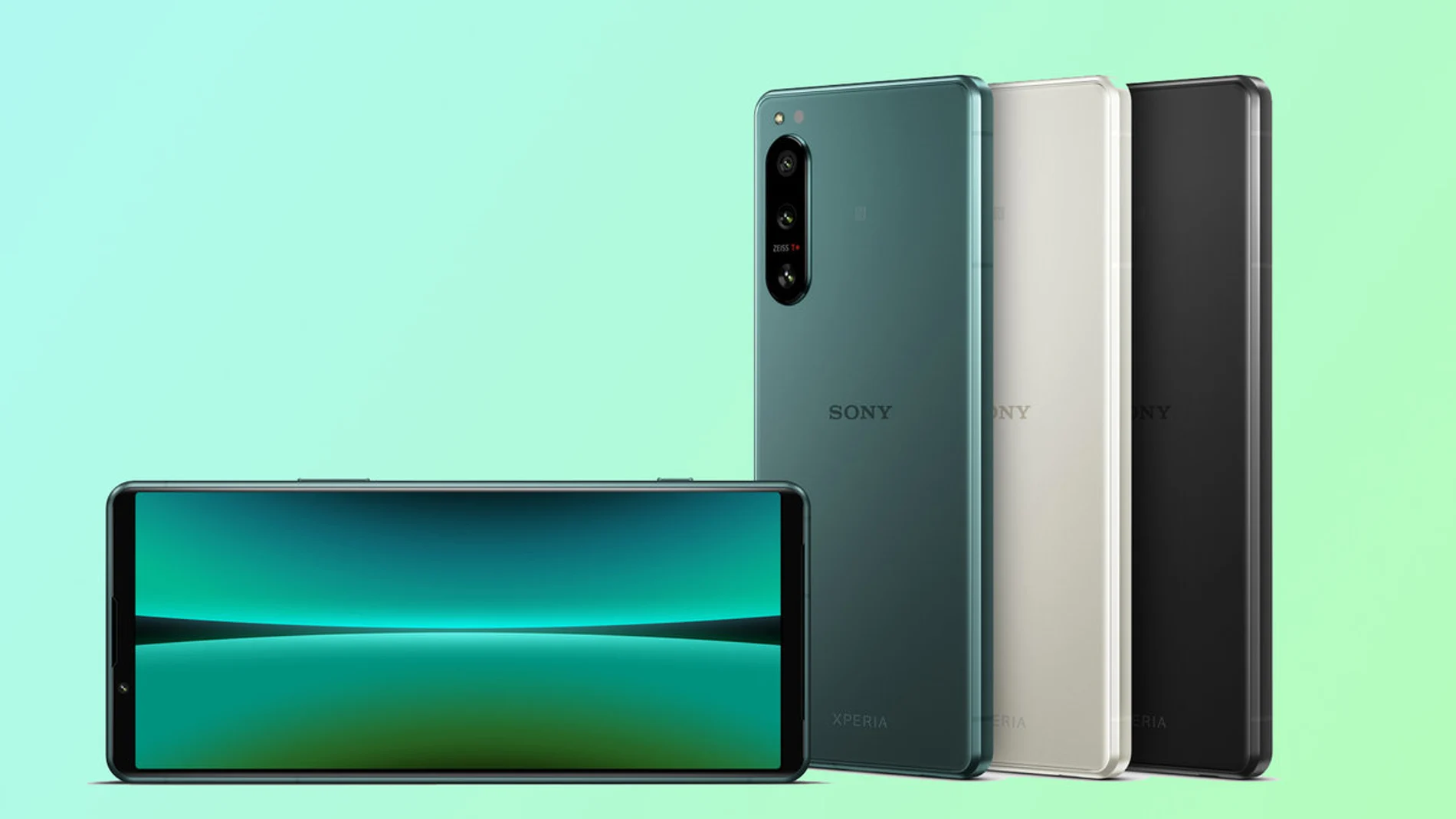 Los tres colores en los que está disponible el Sony Xperia 5 IV
