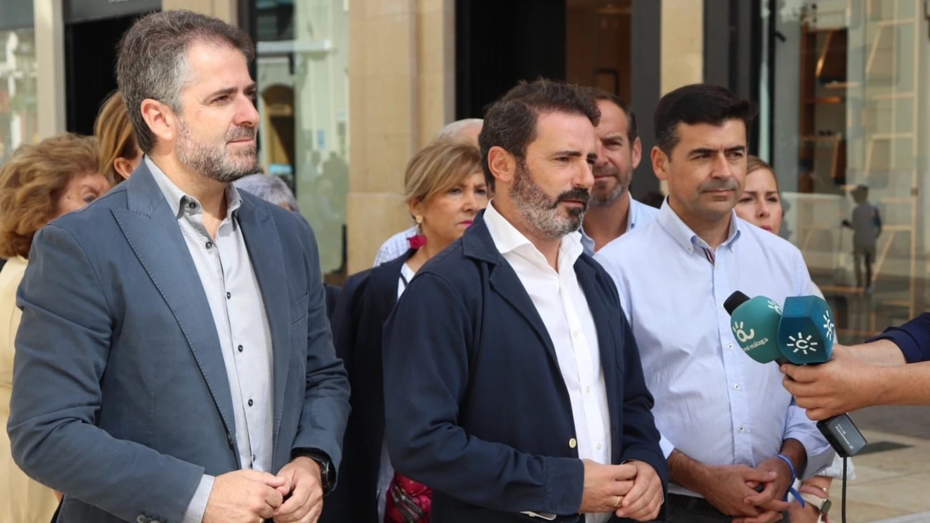 José Ramón Carmona, parlamentario 'popular' andaluz y secretario general del PP de Málaga, en rueda de prensa