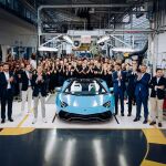 Despedida del Lamborghini Aventador.