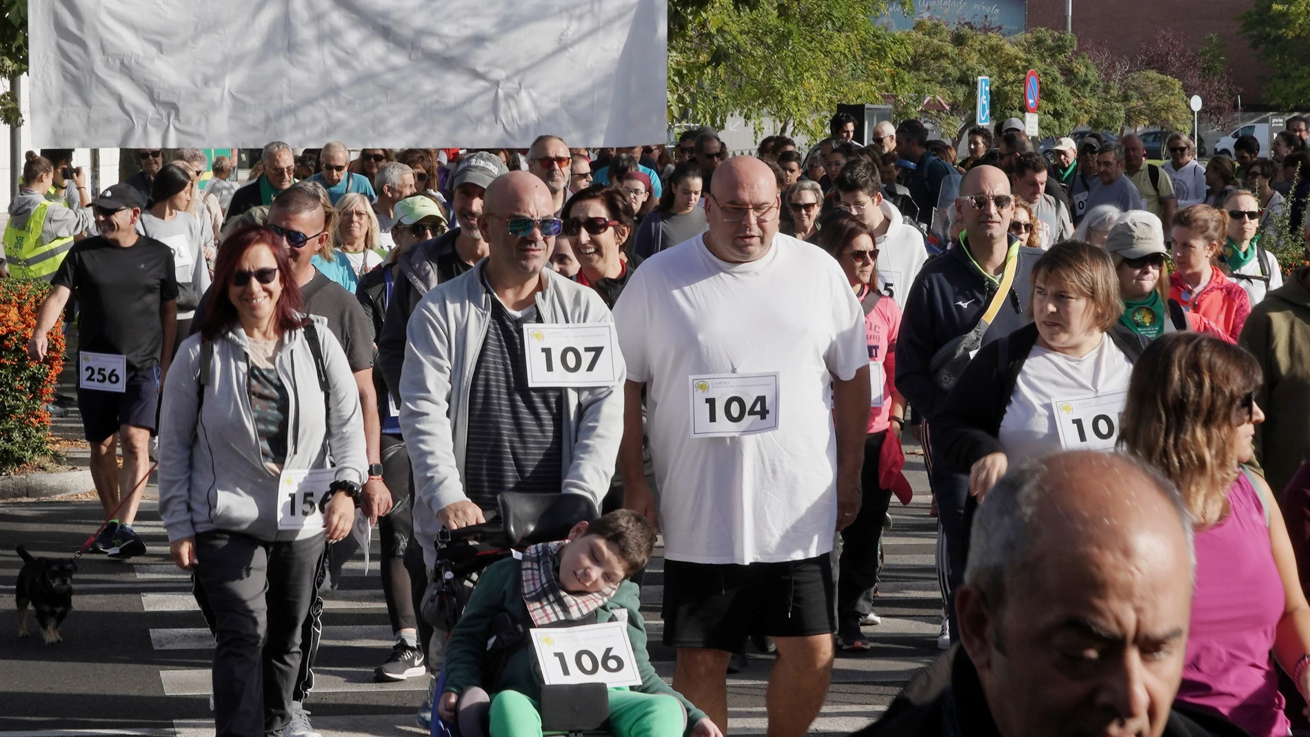 Centenares de personas participan en la I edición de la Marcha Solidaria a favor del Daño Cerebral Adquirido, una iniciativa organizada con el objetivo de apoyar y dar visibilidad a esta enfermedad