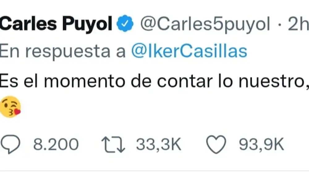 El tuit de Puyol