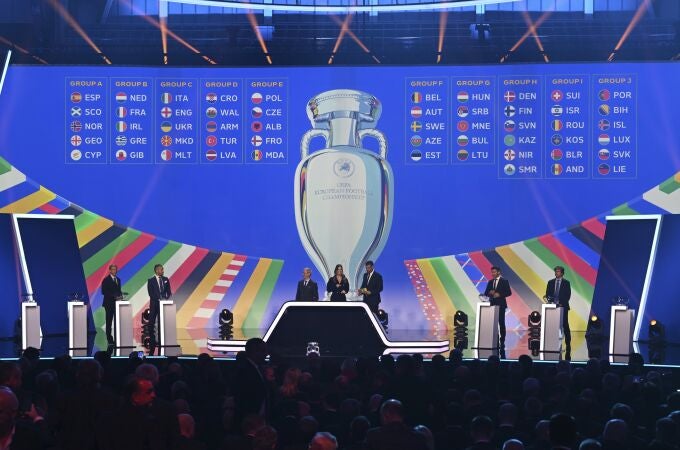 Sorteo de  la fase de clasificación para la Eurocopa de 2024