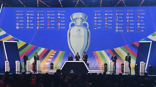 Sorteo de  la fase de clasificación para la Eurocopa de 2024