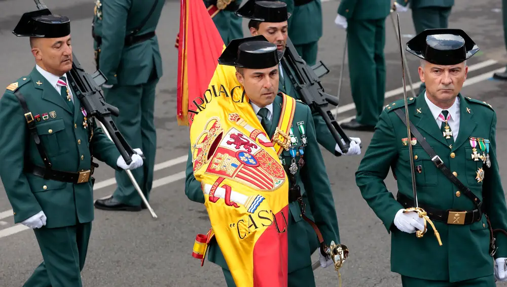 Acto central de celebración de la festividad de la patrona de la Guardia Civil en León