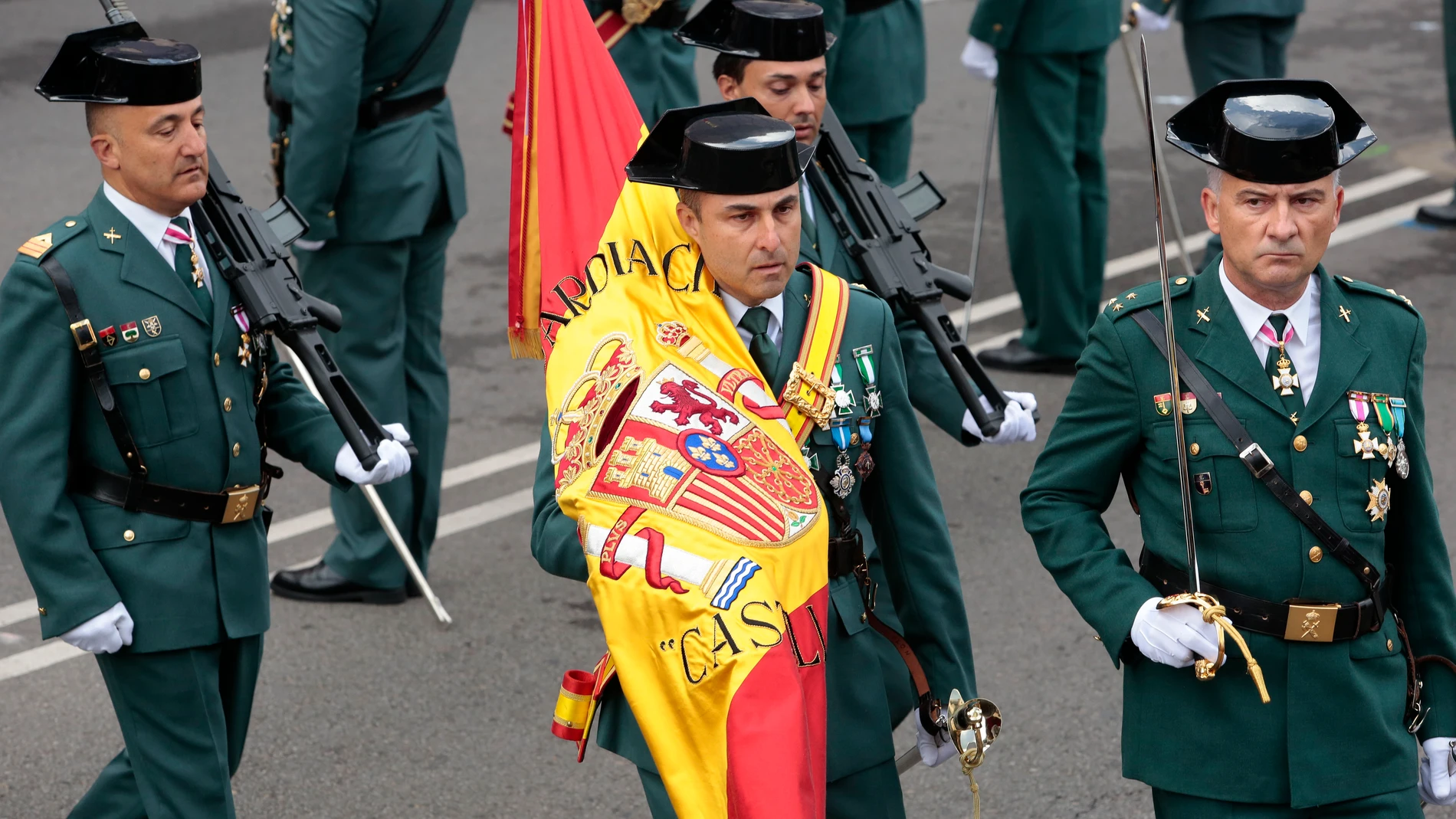 Acto central de celebración de la festividad de la patrona de la Guardia Civil en León