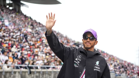 Lewis Hamilton en la última carrera de Fórmula 1