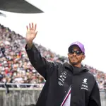 Lewis Hamilton en la última carrera de Fórmula 1