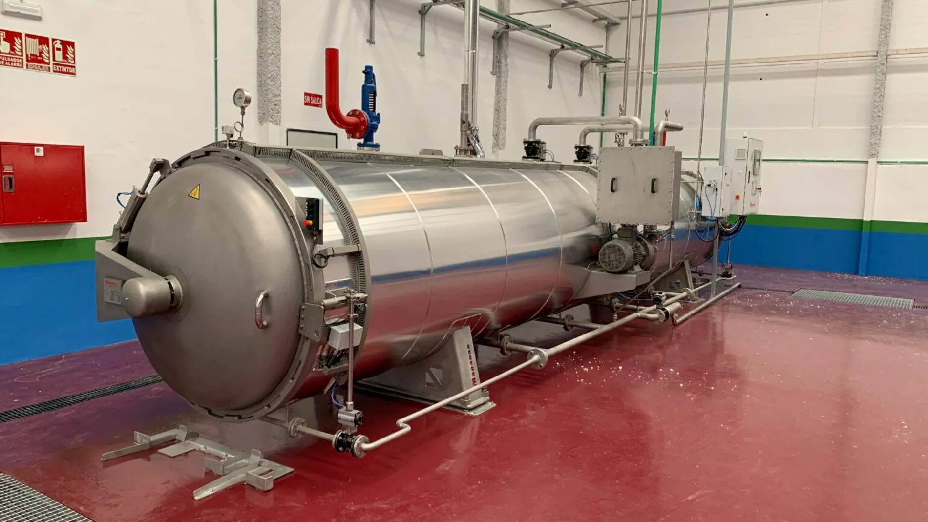 Máquina de autoclave para la inertización de los residuos