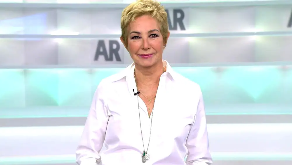 Ana Rosa Quintana en su regreso a la televisión