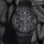 Así es el el Classic Fusion Aerofusion Chronograph All Black Shepard Fairey.