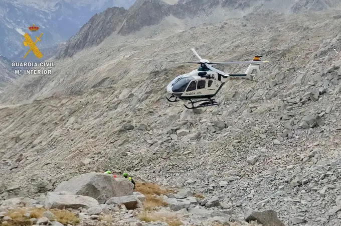 La Guardia Civil localiza y rescata con un helicóptero a un hombre desaparecido este sábado 14 de enero en el valle de Valverde (Zamora)