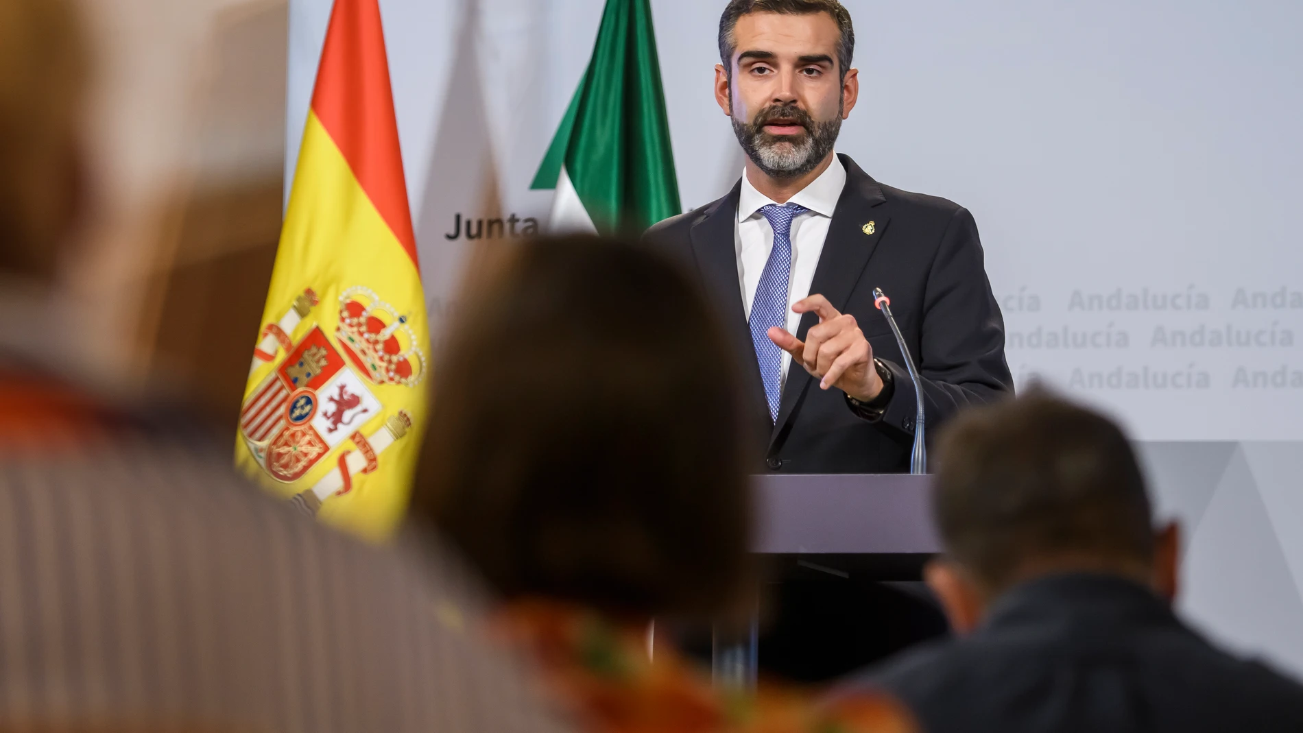 El portavoz del Ejecutivo andaluz, Ramón Fernández-Pacheco. EFE/ Raúl Caro.