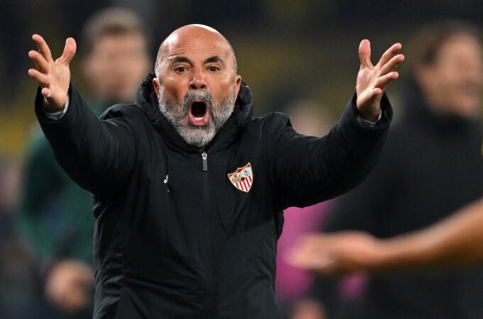 Jorge Sampaoli, entrenador del Sevilla.