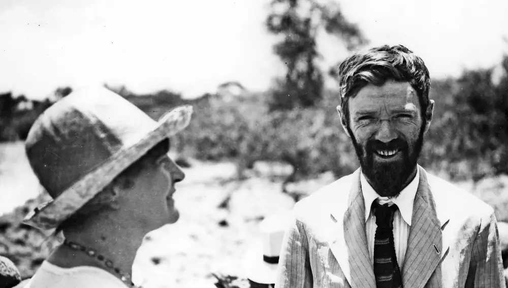 Frieda y D.H. Lawrence en Mexico, 1923