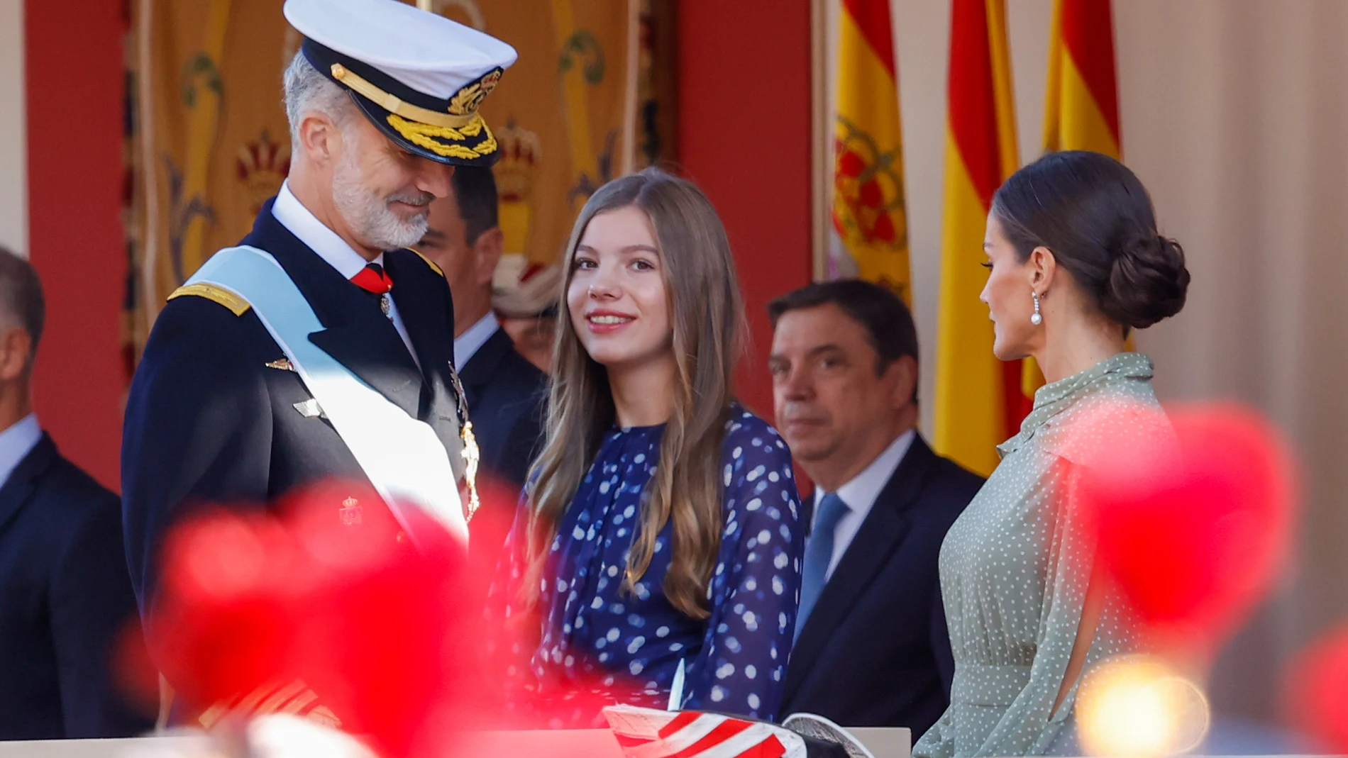 La Infanta Sofía en el Día de la Fiesta Nacional.