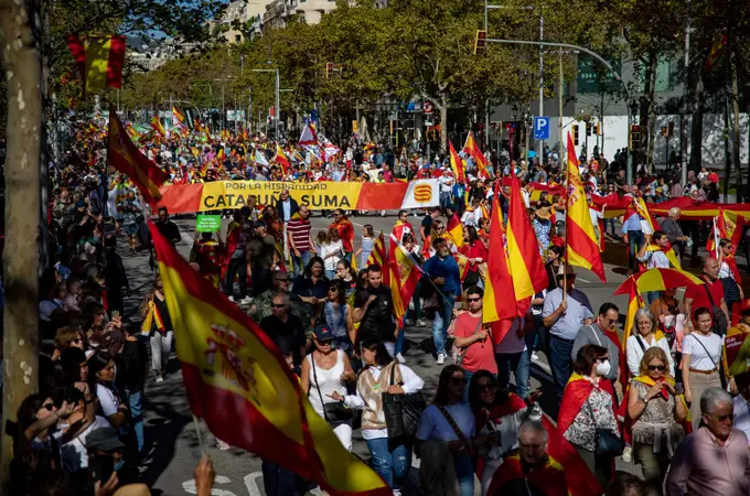 El PSC, protagonista inesperado del Día de la Hispanidad en Barcelona