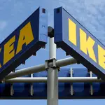 Logo de Ikea en una de sus tiendas