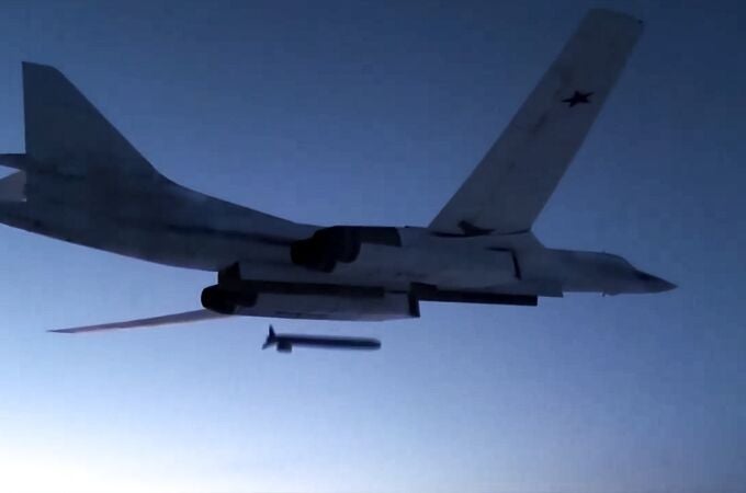 Un bombardero estratégico Tu-160 en una imagen de 2020