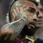 Arturo Vidal con el Flamengo.