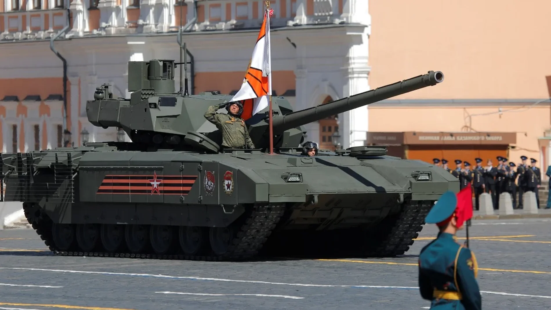 El tanque T-14 Armata ruso en el desfile del Día de la Victoria en Moscú este mes de mayo