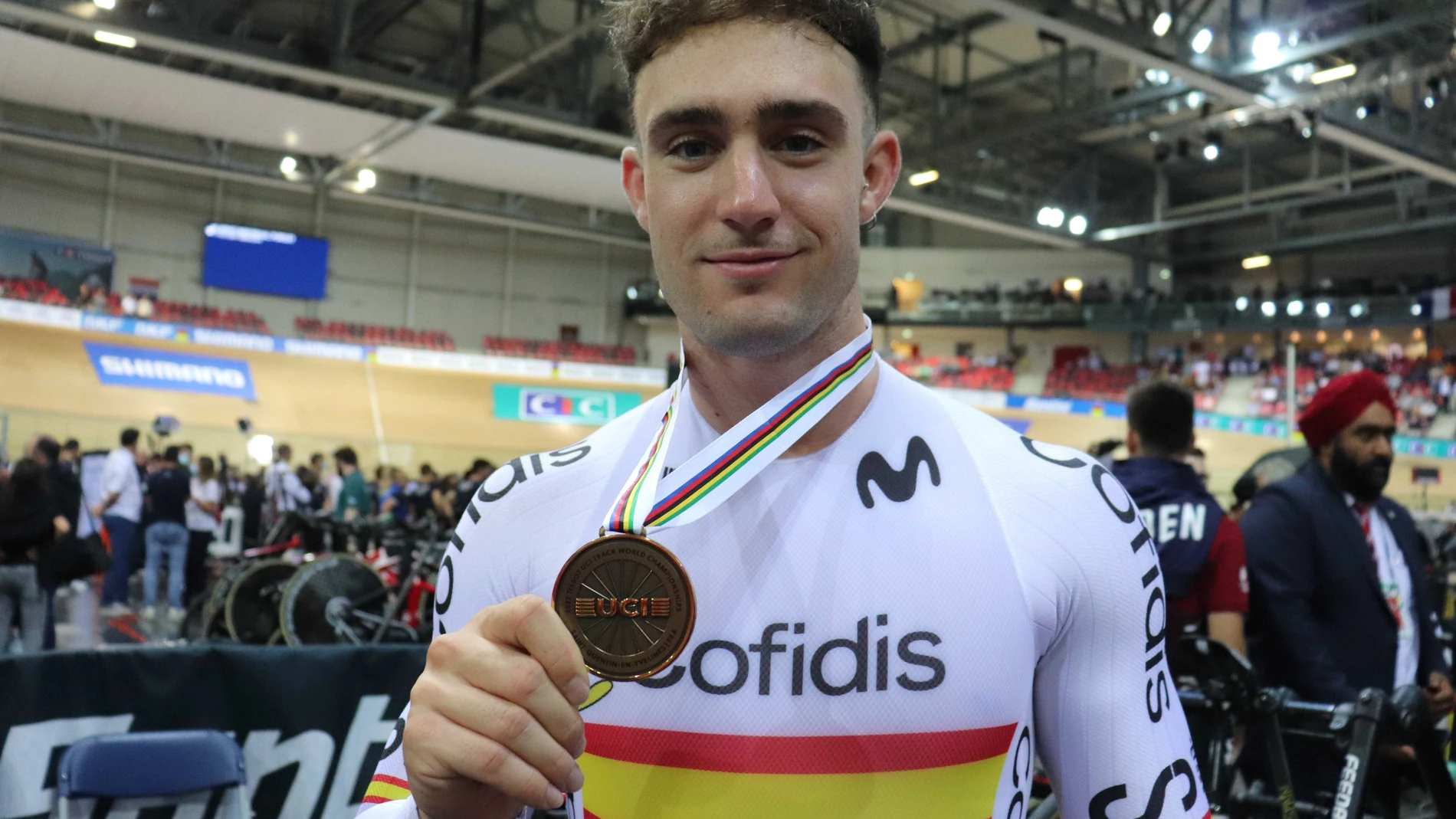 Alejandro Martínez, bronce con récord en el Mundial de Pista