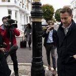 Jeremy Hunt llega a su casa en Londres tras ser nombrado nuevo ministro de Finanzas