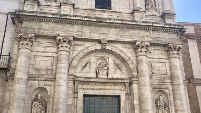 Exterior de la iglesia de las Angustias de Valladolid