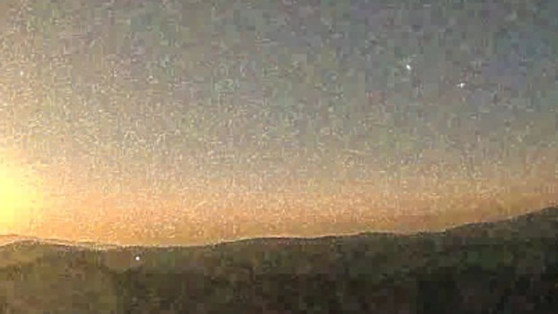 La bola de fuego captada por el Observatorio de Calar Alto