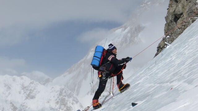 El alpinista polaco Maciej Berbeka, en su expedición al Broad Peak en 2013
