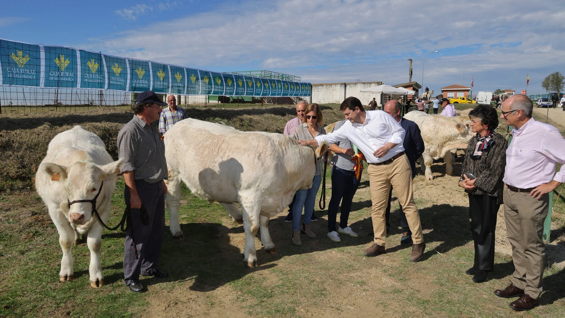 El presidente de la Junta de Castilla y León, Alfonso Fernández Mañueco, participa en el acto institucional de inauguración de la Feria de Ganado de la I Semana Internacional de la Carne