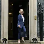 La primera ministra británica, Liz Truss, en una foto de archivo en Downing Stree