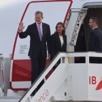 Sus Majestades Felipe VI y la Reina Letizia llegan al aeropuerto para emprender un viaje de Estado a Alemania a 16 de Octubre de 2022 en Madrid (España).FELIPE VI;REINA LETIZIA;REYES;VIAJE;ALEMANIA;Raúl Terrel / Europa Press16/10/2022