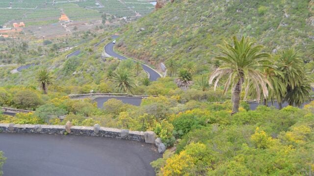 Carretera de Tierra del Trigo, en Tenerife