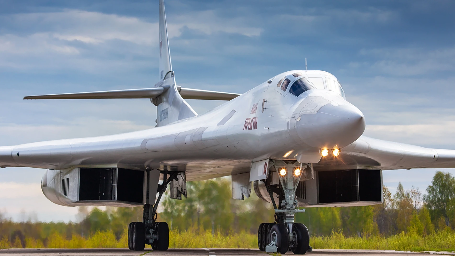 El bombardero Tu-160 ruso