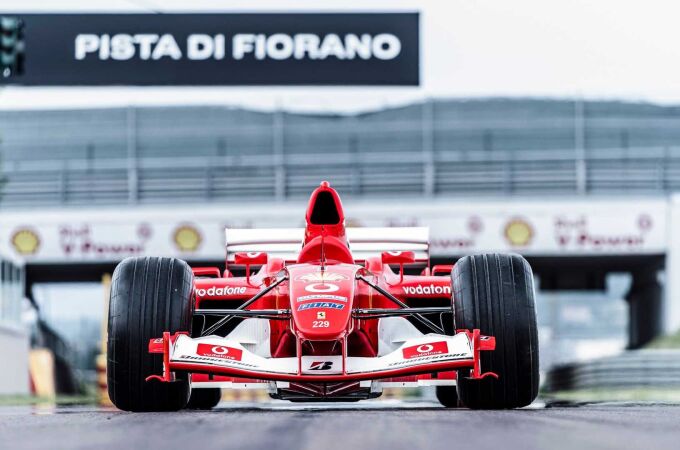 El Ferrari de 2001 de Michael Schumacher