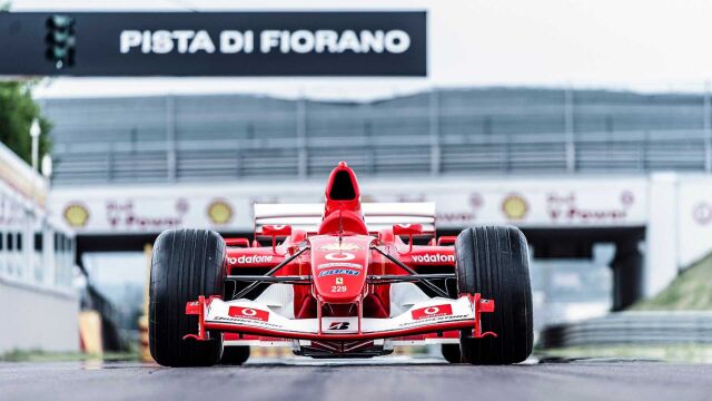 El Ferrari de 2001 de Michael Schumacher