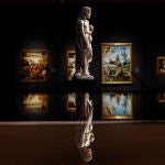 Algunas de las piezas que se incluyen en la exposición "Otro Renacimiento. Artistas españoles en Nápoles a comienzos del Cinquecento" en el Museo Nacional del Prado de Madrid.