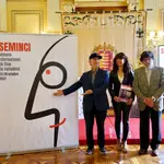 Presentación de la 67 Semana Internacional de Cine de Valladolid a cargo de Ana Redondo y Javier Angulo