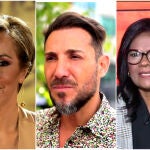 Rocío Carrasco, Antonio David y Mili Pineda