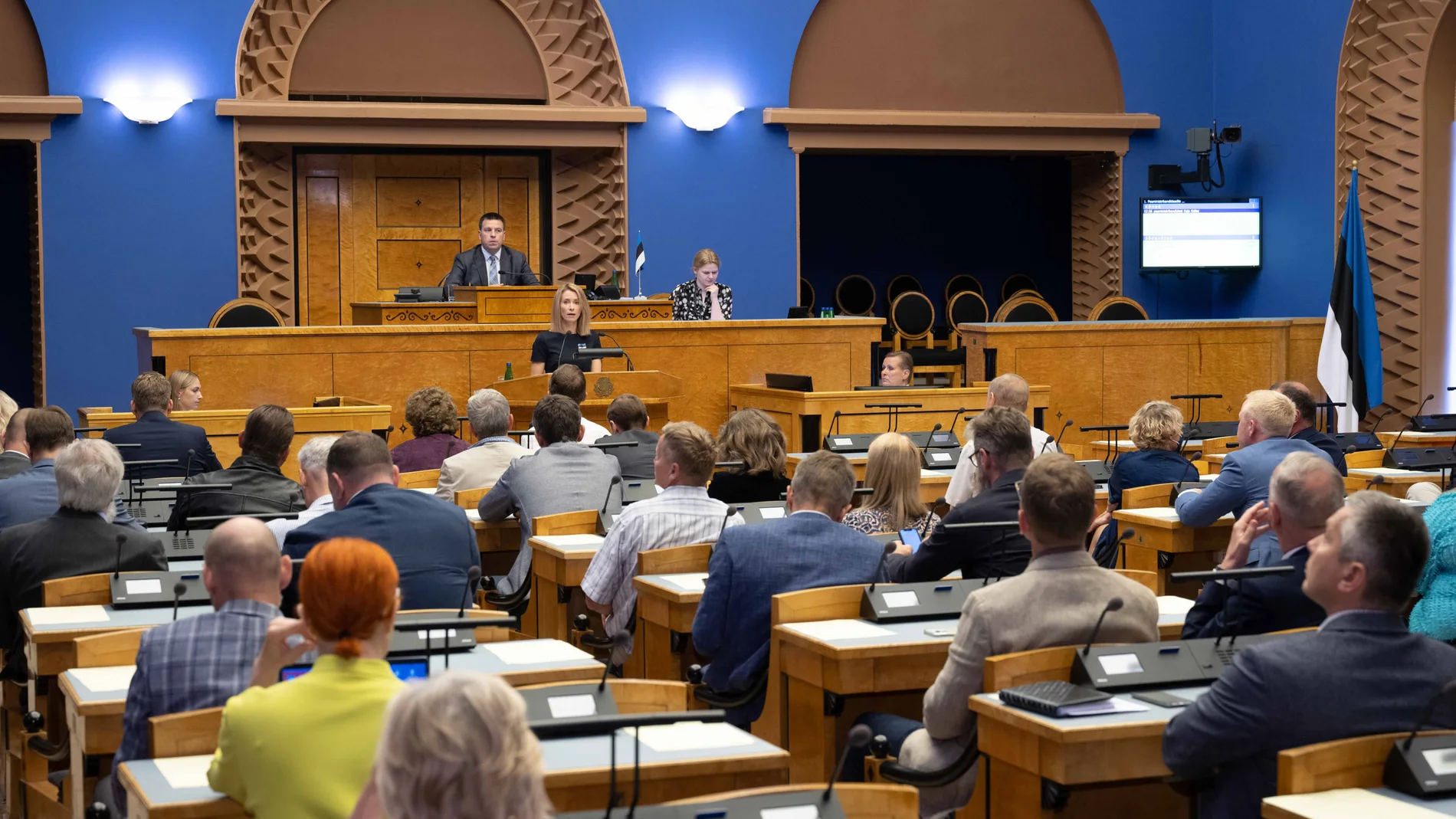 Sesión del "Riigikogu" (Parlamento de Estonia)
