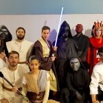 Estudiantes disfrazados de personajes de Star Wars. UGR
