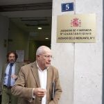 Igea, a su salida del juzgado tras el acto de conciliación